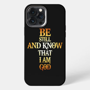 Etui iPhone 13 Pro Max Soyez Calme Et Sachez Que Je Suis Dieu Cadeau Pour