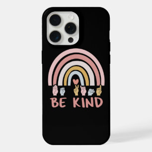 Coque iPhone 15 Pro Max Soyez Gentil ASL III - Langue des Signes Américain