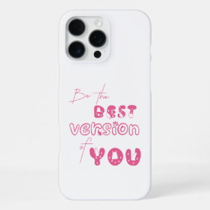 Coque iPhone 16 Pro Max Soyez la meilleure version de vous-même, joli chat