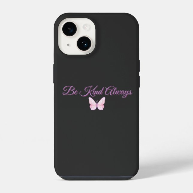 Coque iPhone Soyez Toujours Gentil 💖 (Verso)