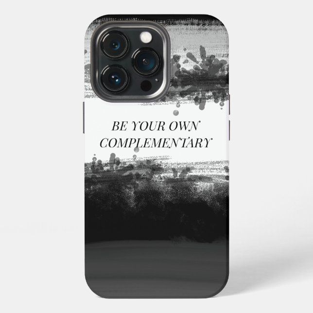 COQUE iPhone "SOYEZ VOTRE PROPRE COMPLÉMENT" (Dos)