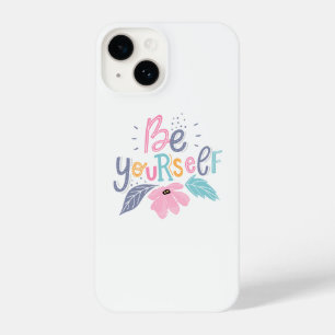 Coque Pour iPhone 14 Soyez vous-même   Fleurs Pastel