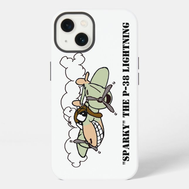 Coque iPhone Sparky, le P-38 Lightning (Verso)
