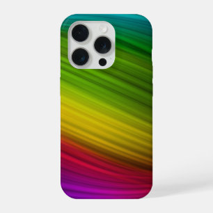 Coque iPhone 15 Pro Spectre Impressionnant de Couleurs de l'Arc-en-Cie