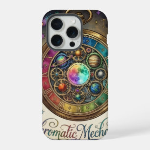 Coque iPhone 15 Pro Sphères Harmonieuses Orrery Céleste Vintage de Poc