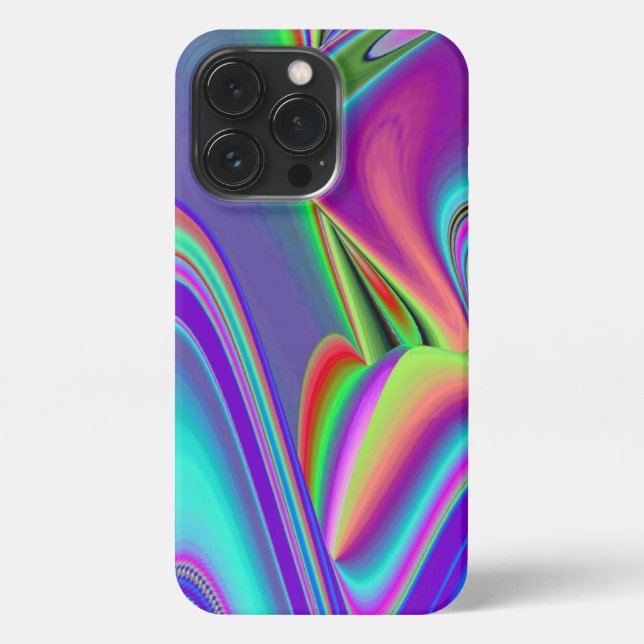 Coque iPhone Spirit of Summer Breeze, Rainbowart Abstrait 3D (Verso)