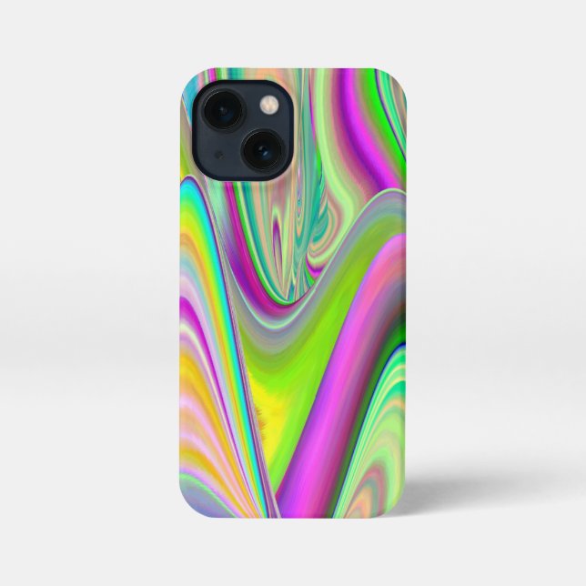 Coque iPhone Spirit of Summer Breeze, Rainbowart Abstrait 3D (Verso)