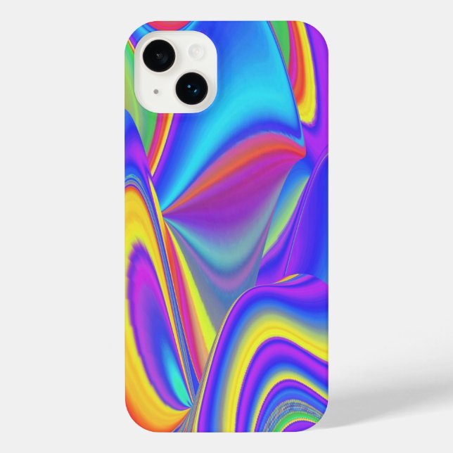 Coque iPhone Spirit of Summer Breeze, Rainbowart Abstrait 3D (Verso)