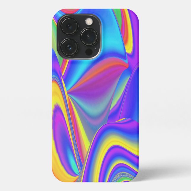 Coque iPhone Spirit of Summer Breeze, Rainbowart Abstrait 3D (Verso)