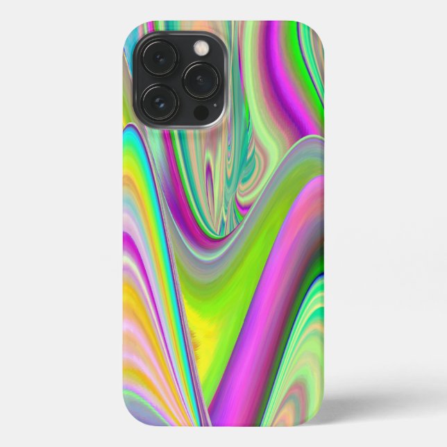 Coque iPhone Spirit of Summer Breeze, Rainbowart Abstrait 3D (Verso)