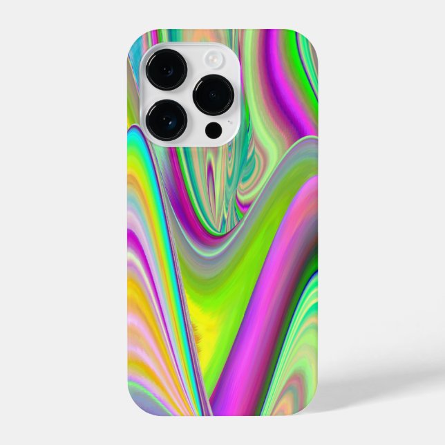Coque iPhone Spirit of Summer Breeze, Rainbowart Abstrait 3D (Verso)