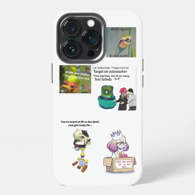 Coque iPhone splatoon meme phonecase  (Dos)