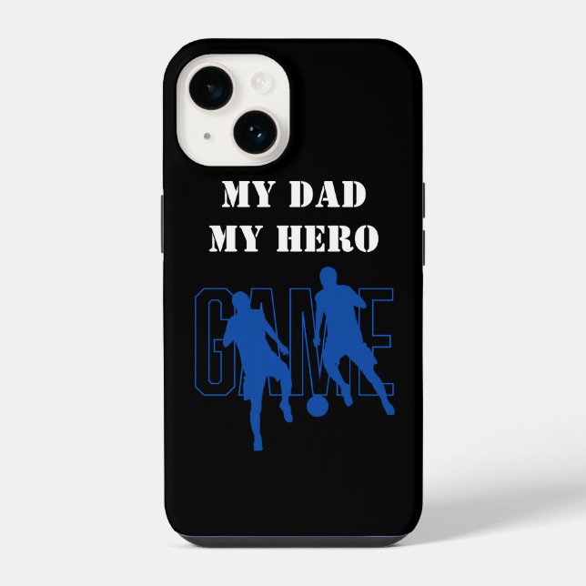 Coque iPhone Sport playing soccer (Verso)