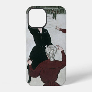 Coque iPhone 12 Sports Anciens, Joueuses de Basket-ball en Jeu