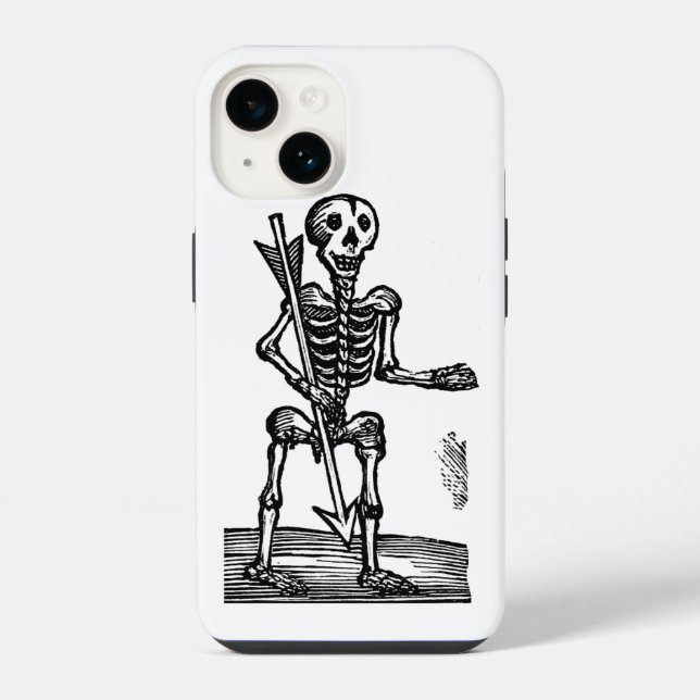 Coque iPhone Squelette de la mort (Verso)