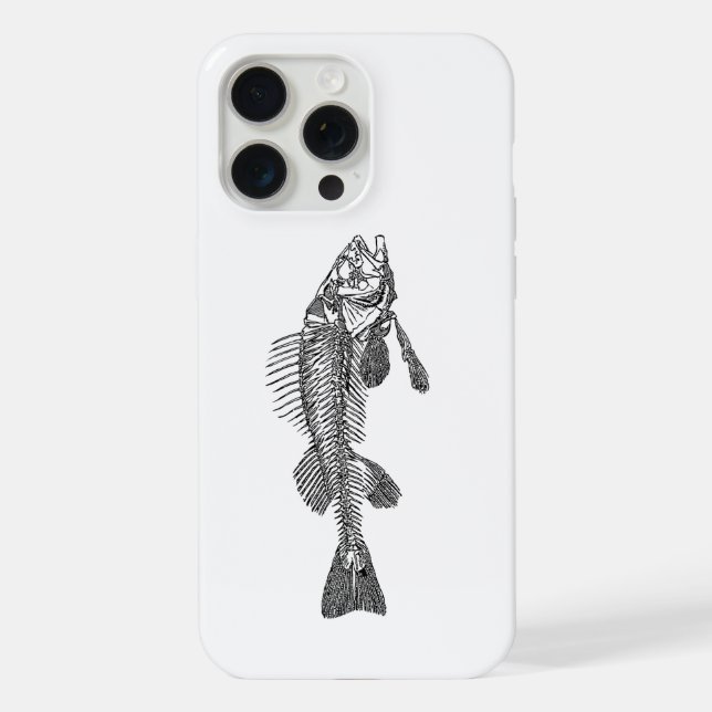 Coque iPhone Squelette de poisson (Verso)