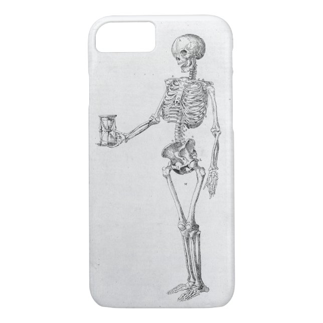 Coque iphone squelettique de gravure (Dos)