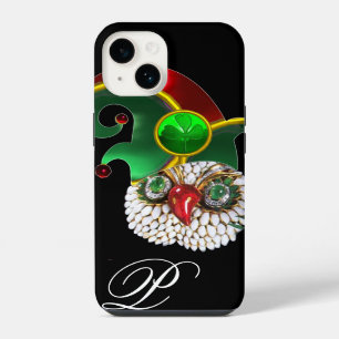 COQUE POUR iPhone 14 ST PATRICK JOYAU HIBOU ET CHAPEAU ELFES AVEC TRÈFL