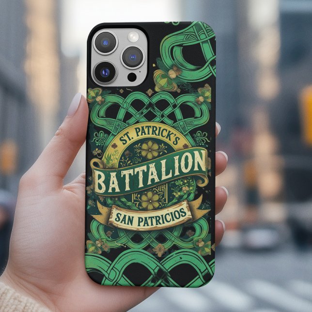Coque iPhone St Patricks Battalion San Patricios Irish Mexican (Créateur téléchargé)