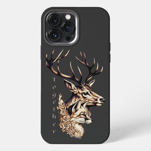 Coque iPhone Stag & Vixen Ensemble (Verso)