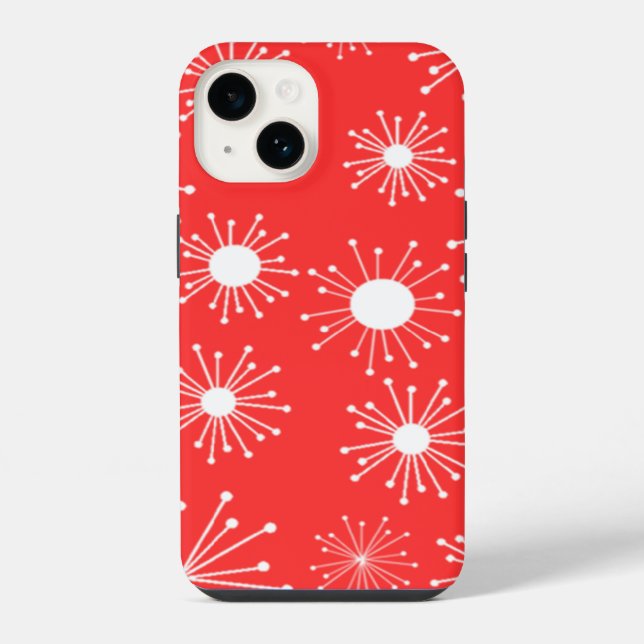 Coque iPhone Starburst rétro (Verso)