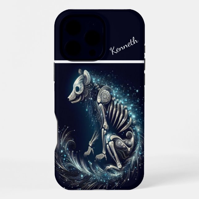 Coque iPhone Starlight Canine Skeleton (Verso)