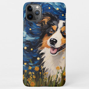 Coque iPhone 11Pro Max Starry Night Canine Dreamscape - Van Gogh Inspiré