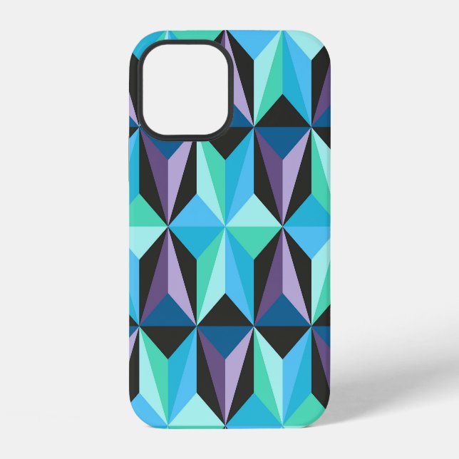 Coque iPhone Stars Abstrait Géométrique (Verso)