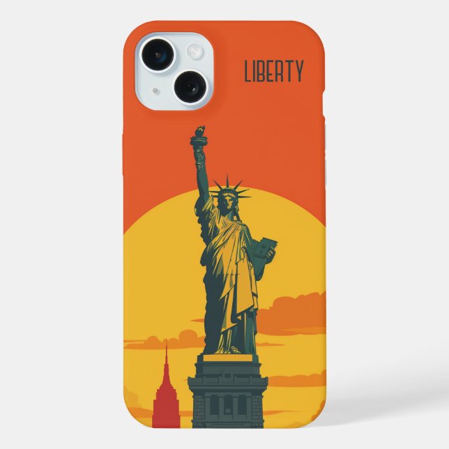 Coque iPhone Statue de la Liberté (Verso)