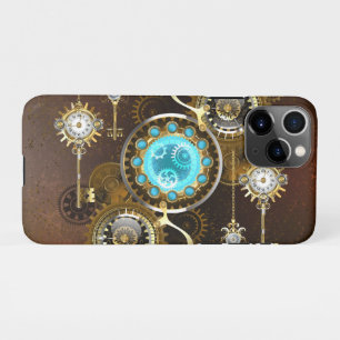 Coque iPhone 11Pro Steampunk Rusty Background