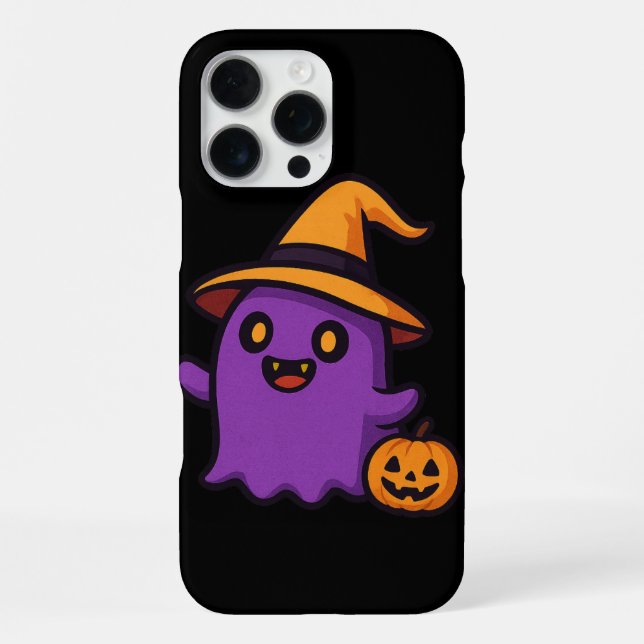 Coque iPhone Sticker Halloween Ghost (Verso)