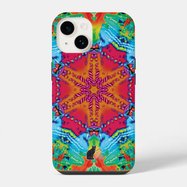 Coque iPhone Stitches Kaléidoscope (Verso)