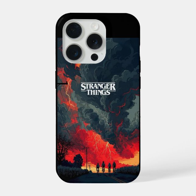 Coque iPhone Stranger Things Tough Phone Case — Retro 80s  (Verso)