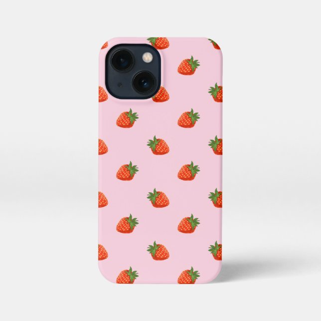 Coque iPhone Strawberries (Verso)