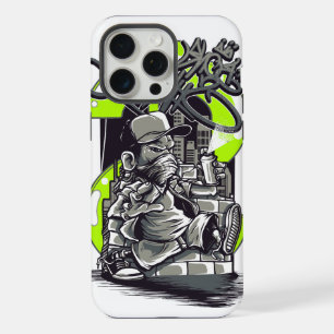 Coque iPhone 15 Pro Max Street Art Hustle : le créateur d'argent