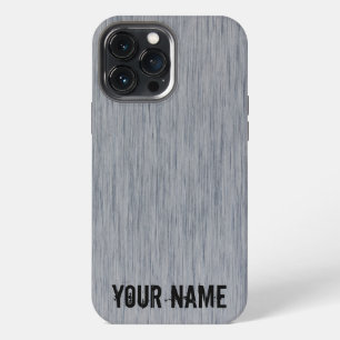 Etui iPhone 13 Pro Max Structure métallique en aluminium brossé