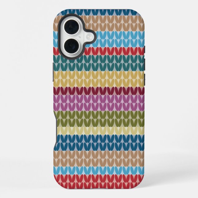 Coque iPhone Style à traits (Verso)