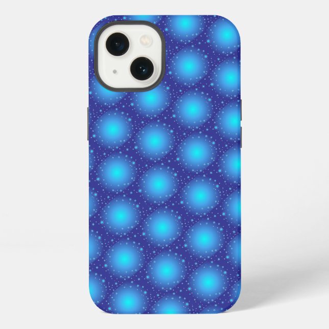 Coque iPhone Style bleu (Verso)