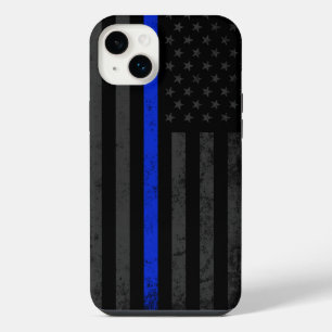 Style sombre et robuste Drapeau de la police Thi
