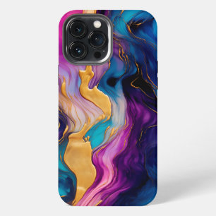 Etui iPhone 13 Pro Max Stylish Vibrant Coloured Liquid Metal No. 1203
