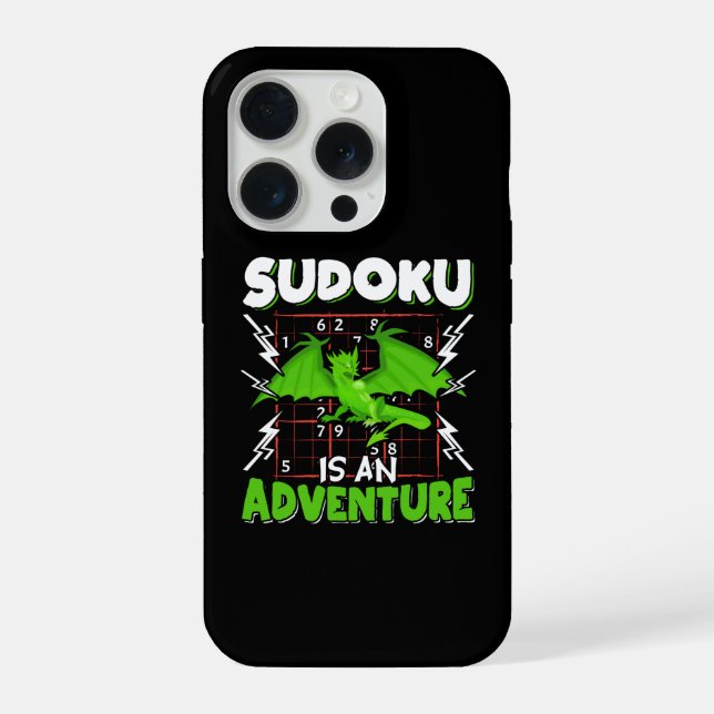 Coque iPhone Sudoku est un amoureux du casse-tête (Verso)