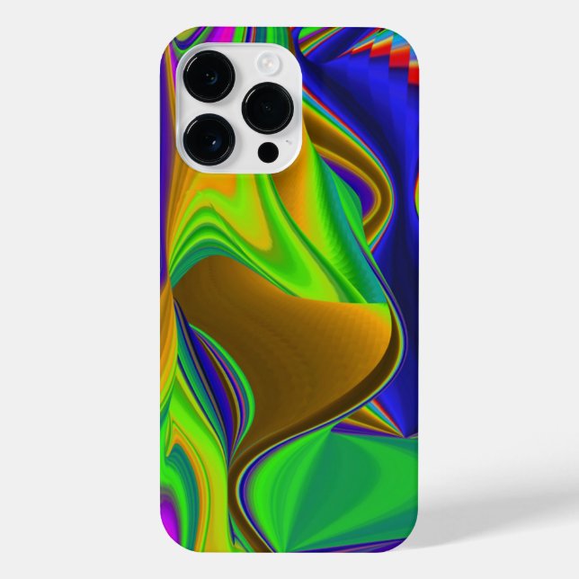 Coque iPhone Summerrainbow, Rainbowart 3D Abstrait (Verso)