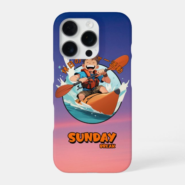 Coque iPhone Sunday Break | (Verso)
