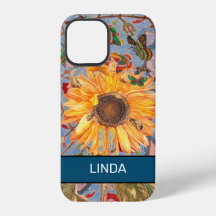SUNFLOWER WILLIAM MORRIS iPhone 12 NOM do-it-yours