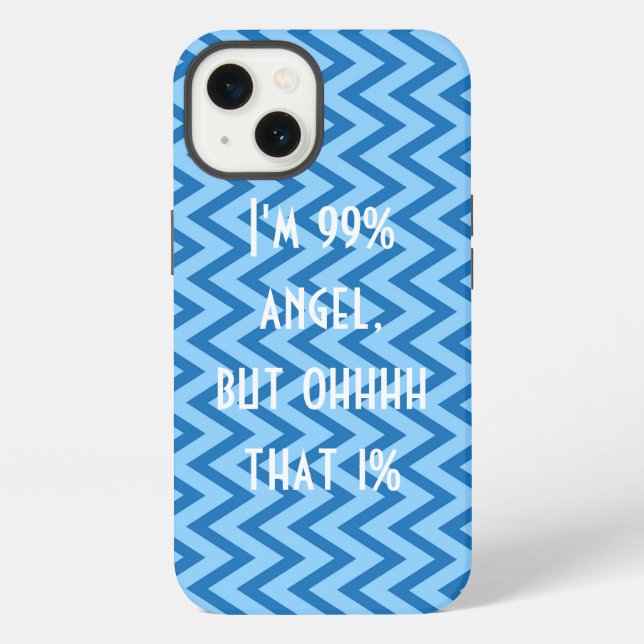 Coque iPhone Super Blue Pochette (Verso)