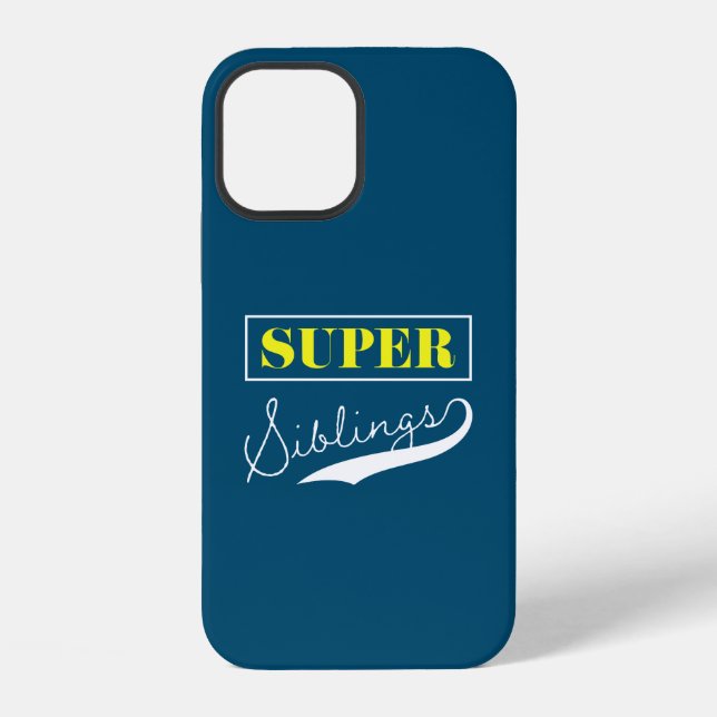 Coque iPhone Super frère et soeur  (Verso)