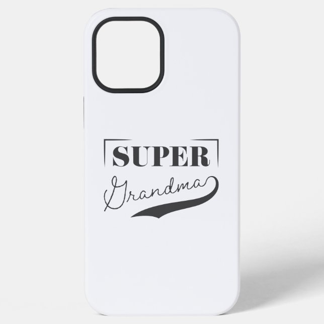 Coque iPhone Super grand-mère (Verso)