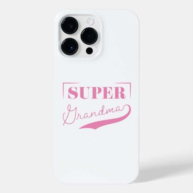 Coque iPhone Super grand-mère (Verso)