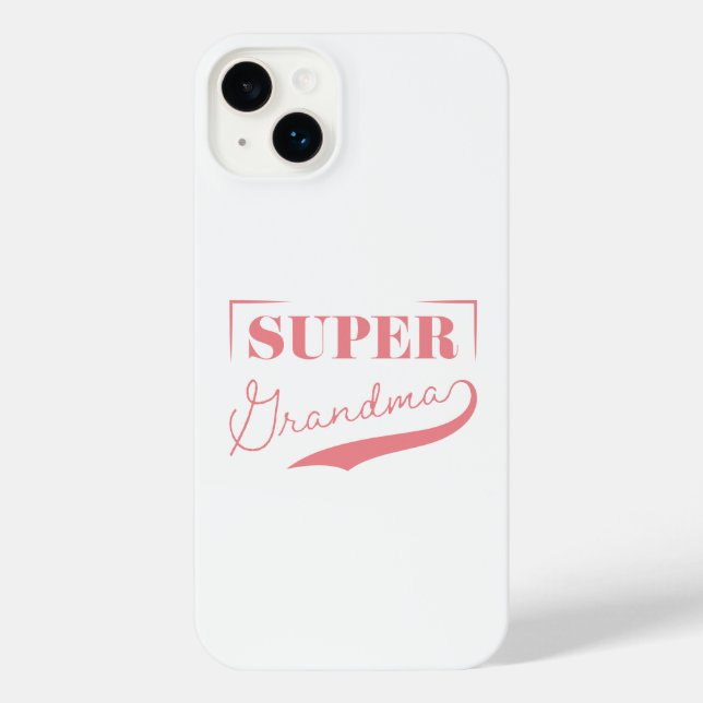 Coque iPhone Super grand-mère (Verso)