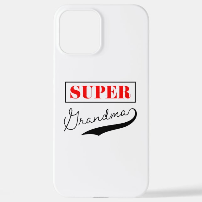 Coque iPhone Super grand-mère (Verso)